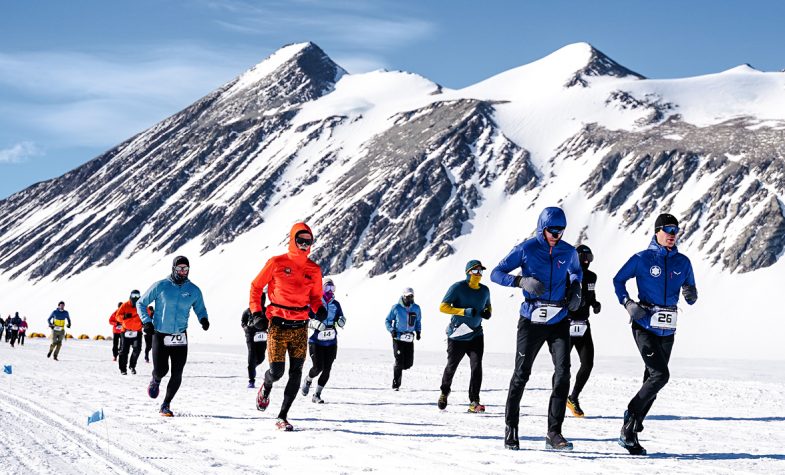 Montblanc’s global managing director for the Watch Division, Laurent Lecamp, and mountaineer Simon Messner recently completed the Antarctic Ice Marathon