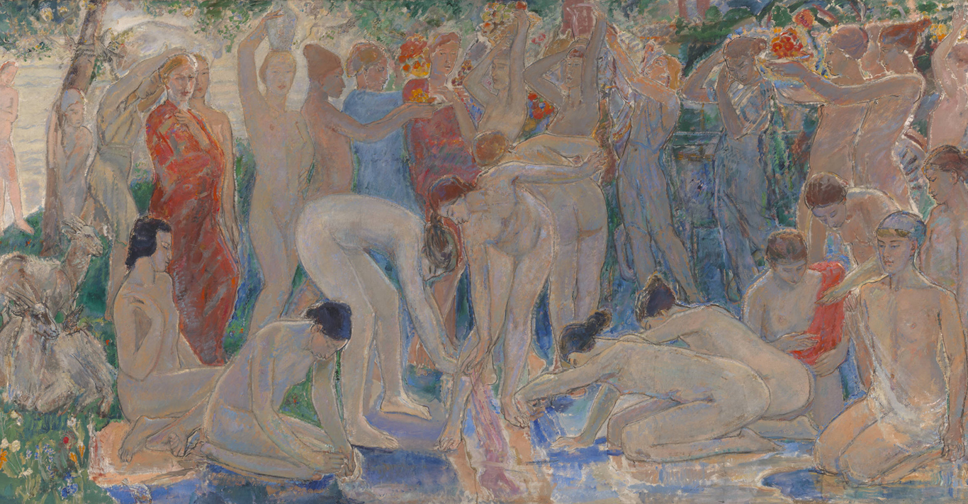 Dame Ethel Walker, Decoration: The Excursion of Nausicaa (1920), Tate