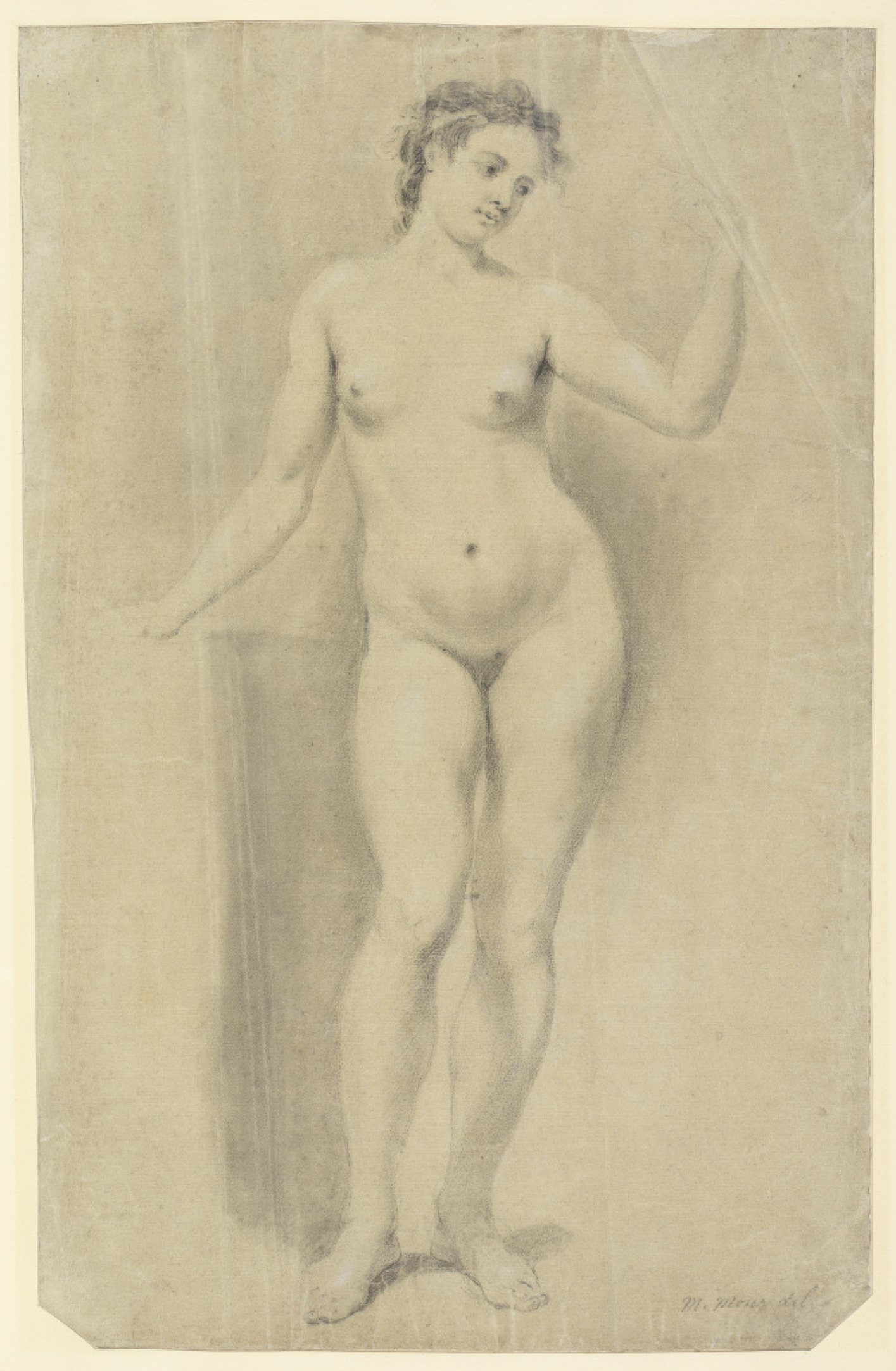 Standing Female Nude by Mary Moser (1744–1819)