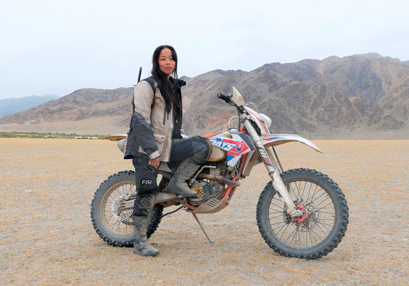Gina Son getting to grips with off-road life