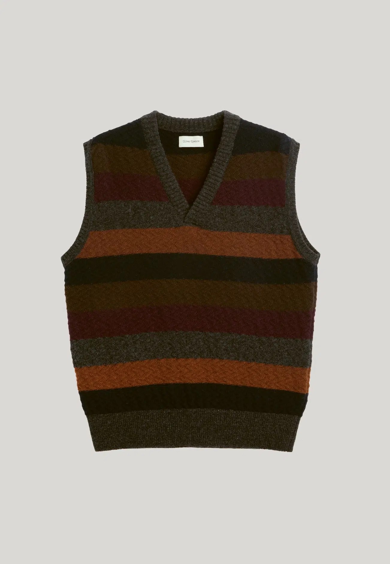 OLIVER SPENCER GRAVES V-NECK JARVIS MULTI