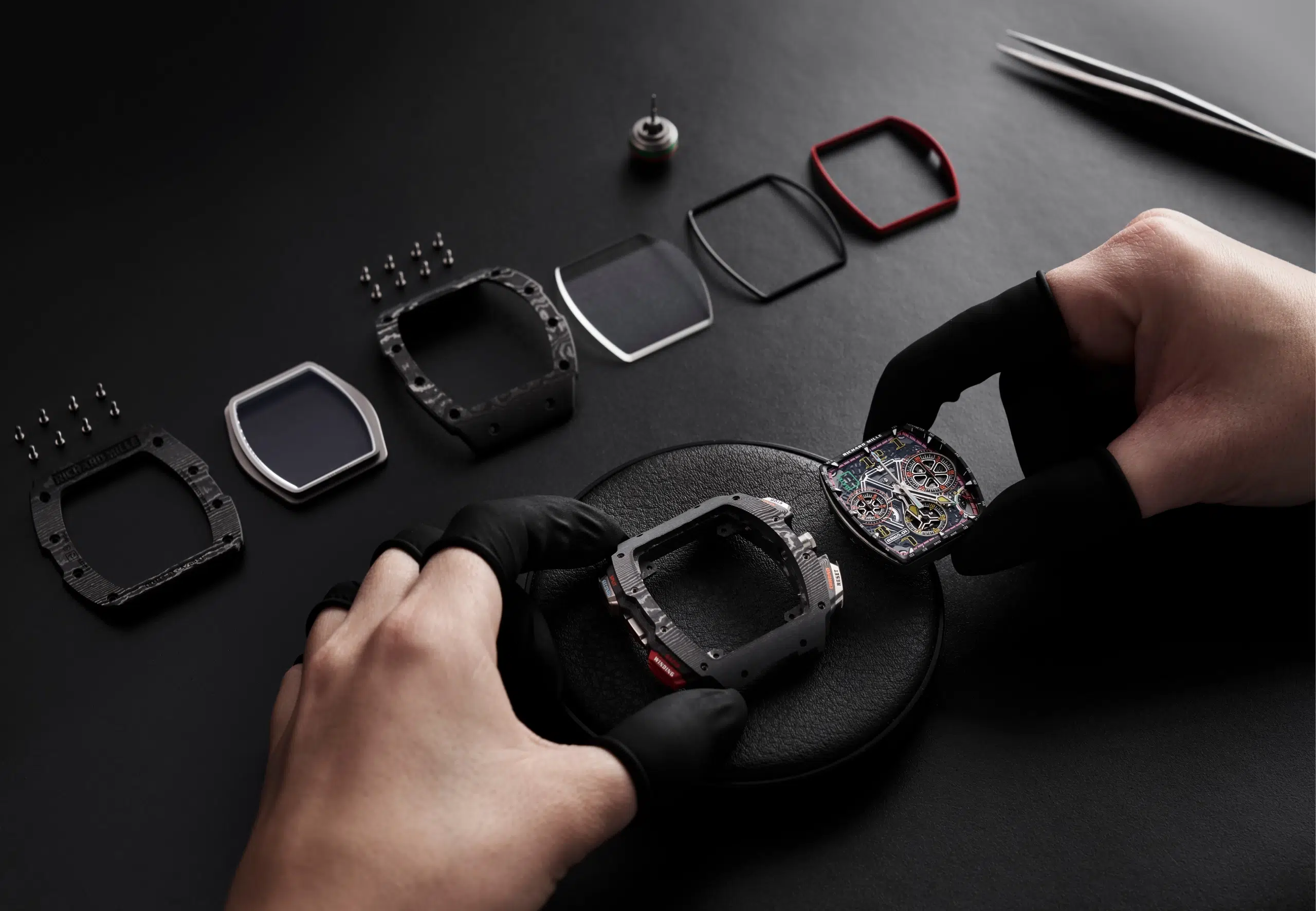 Richard Mille watch being made