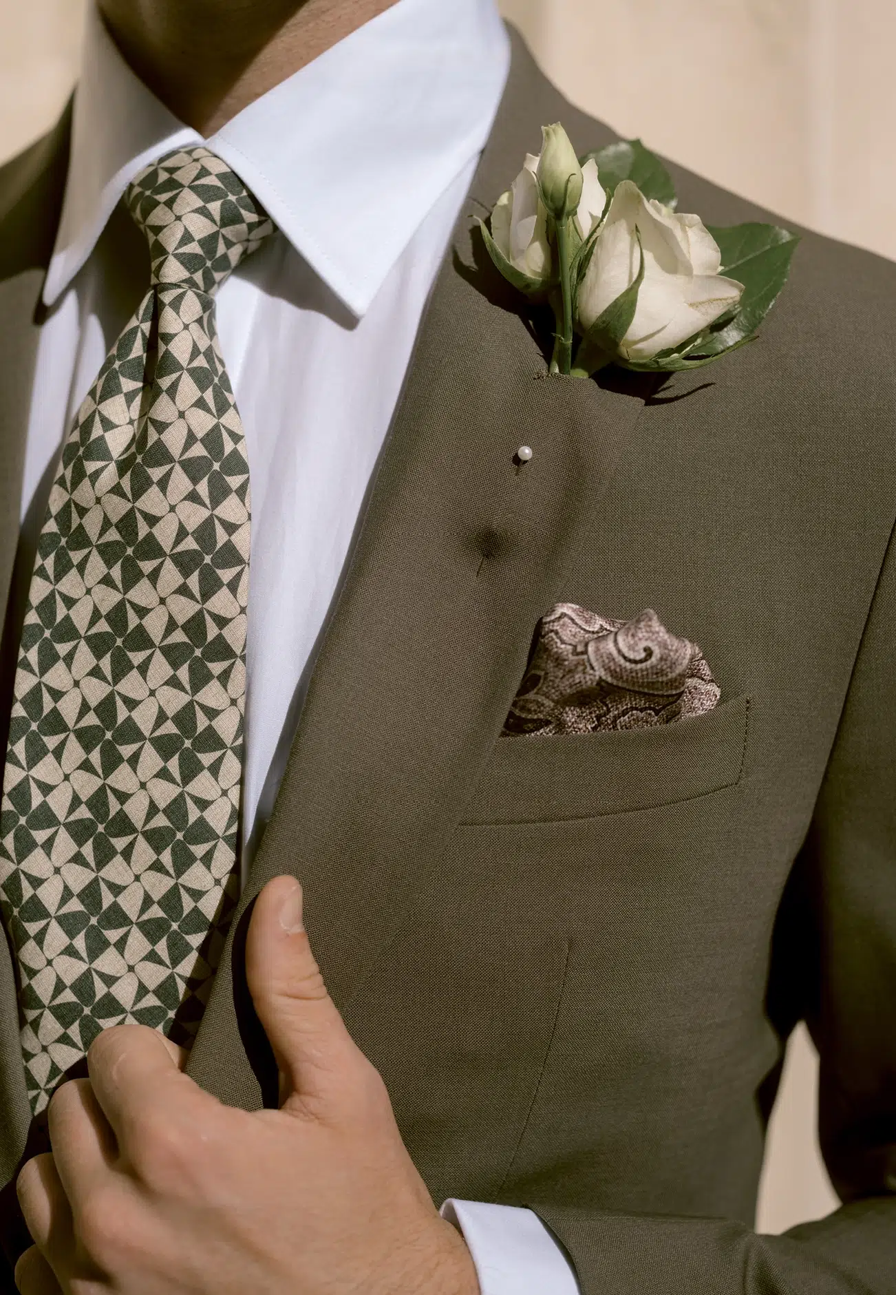 Detail picture of green Favourbook spring summer suit