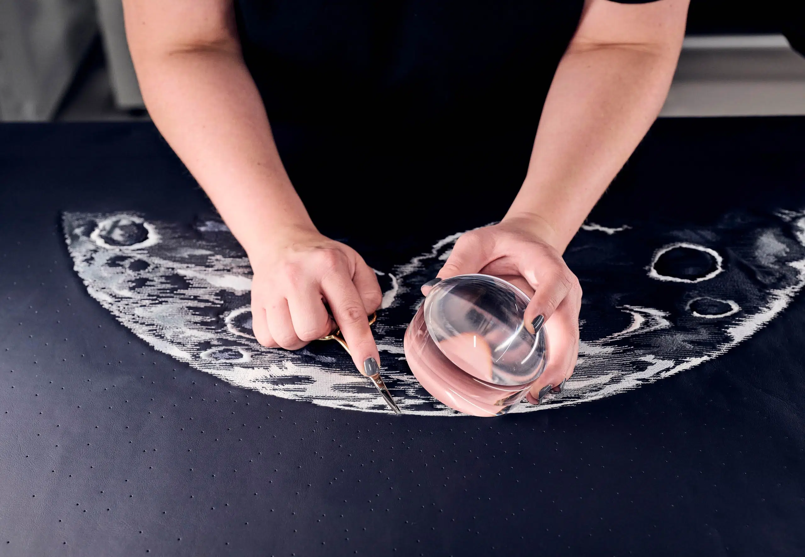 Example of hand craftsmanship at Rolls-Royce