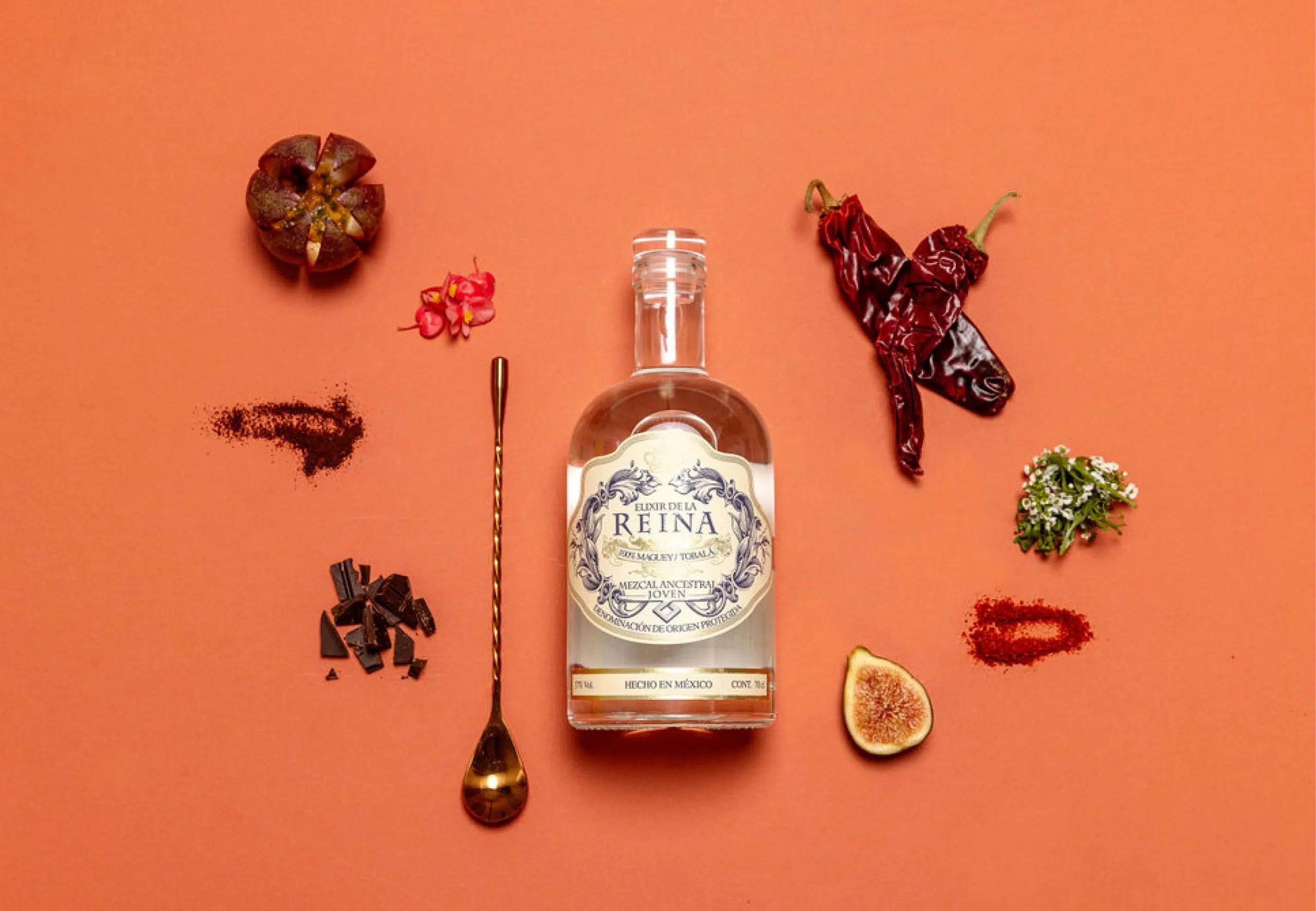 Mezcal Reina ingredients