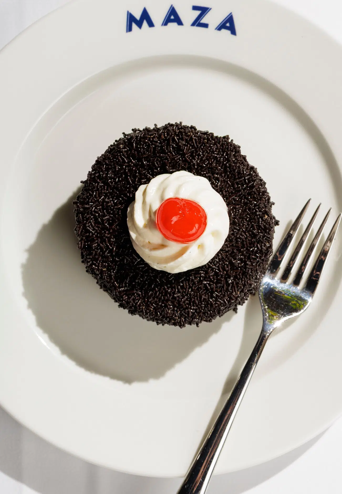 Chocolate mousse cake Africana at Maza Mayfair