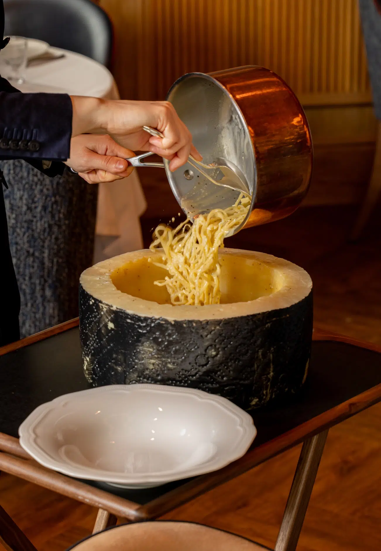 Pecorino cheese wheel