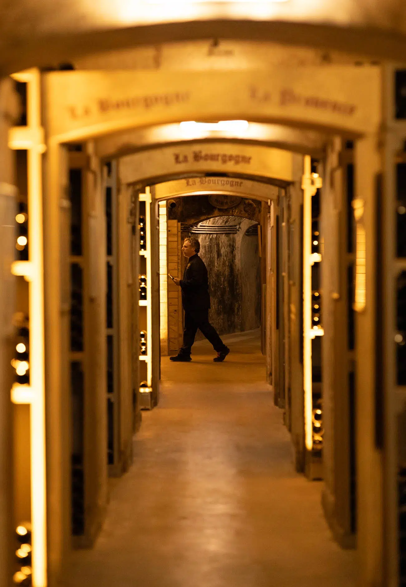 Wine cellar at Hôtel De Paris in Monte-Carlo