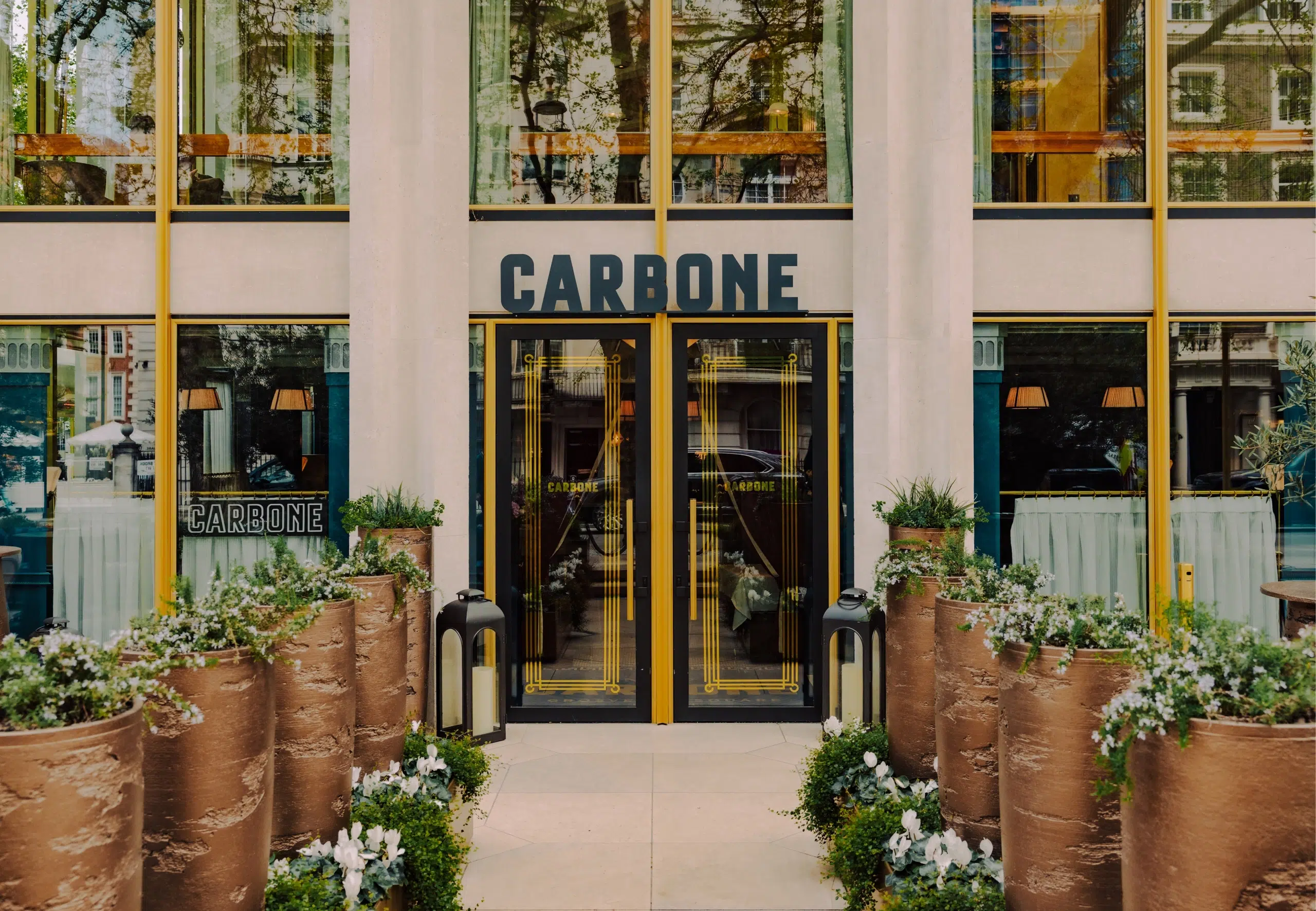Outside of Carbone London