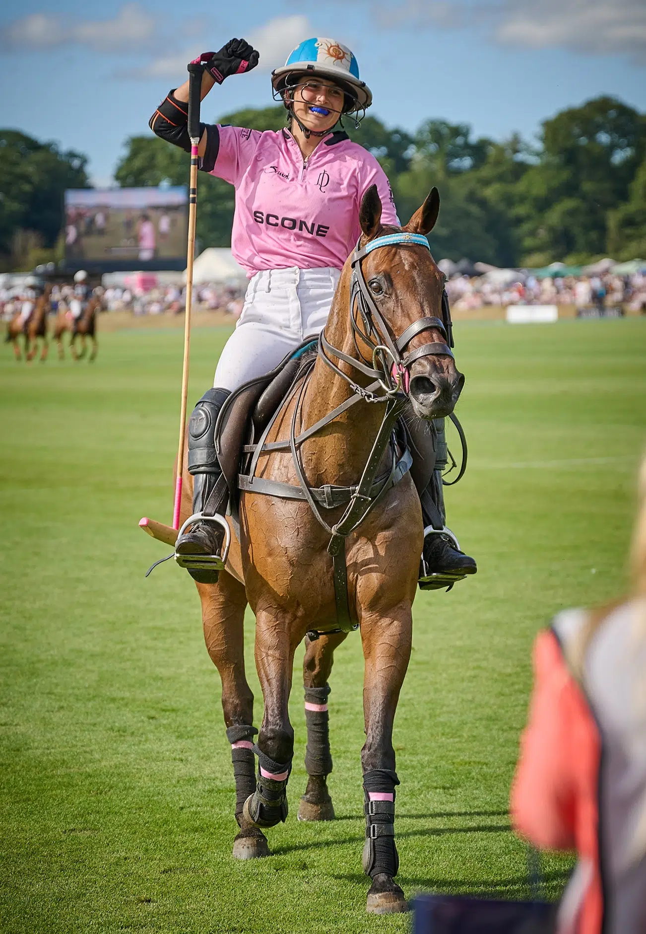 Polo being played at the Cowdry Estate