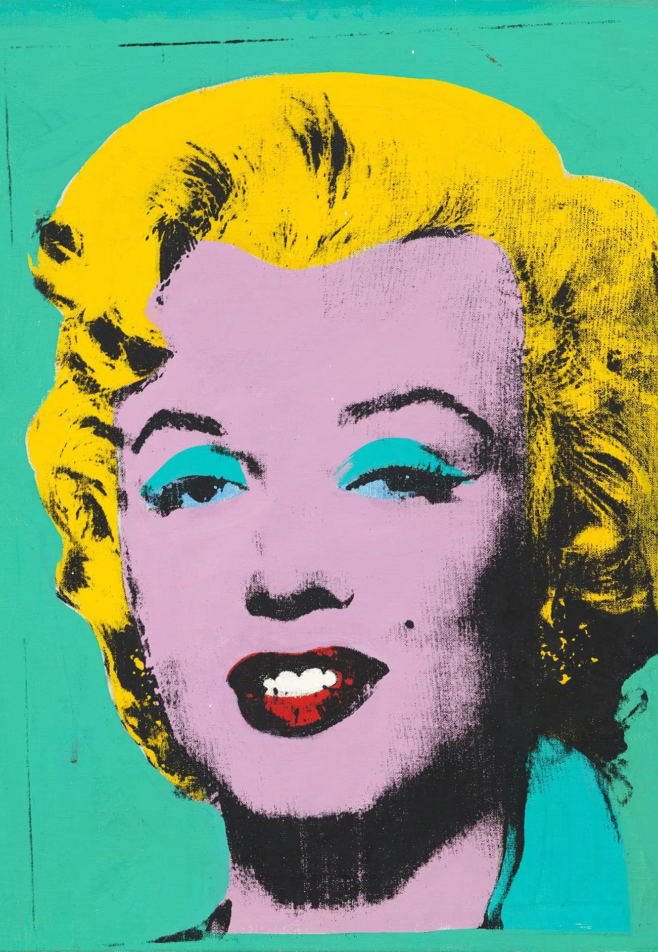 Shot Sage Blue Marilyn by Andy Warhol